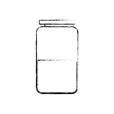 İzole mutfak kavanozu