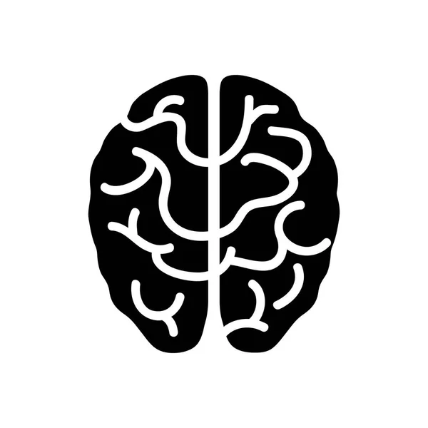 Lidský mozek symbol — Stockový vektor