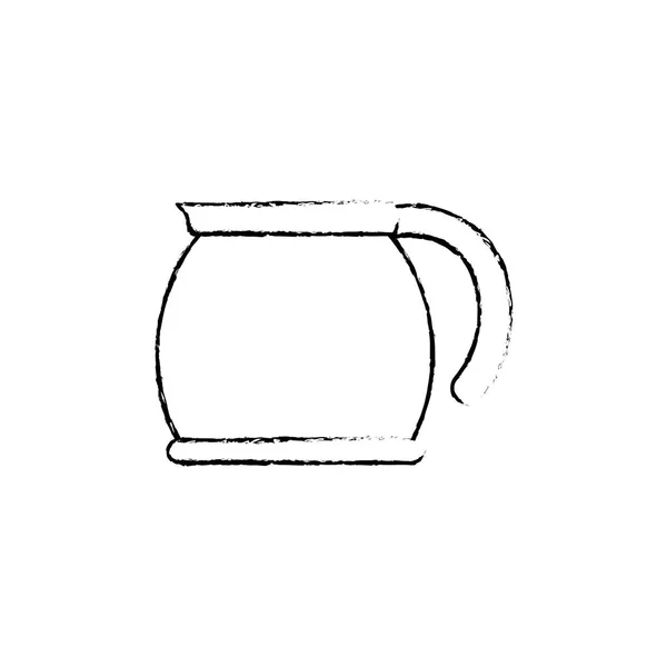 Tetera de café — Vector de stock