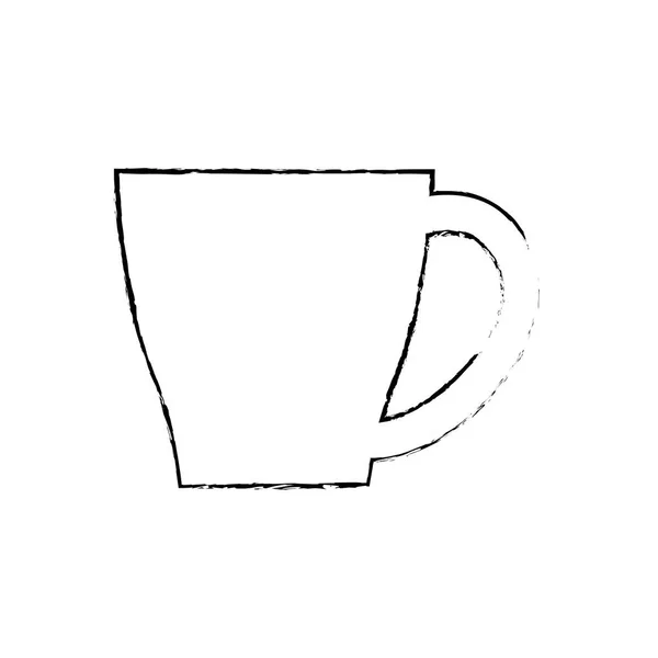 Porslin mugg cup — Stock vektor