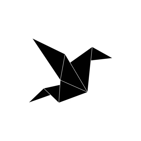 Origami papel arte — Vector de stock