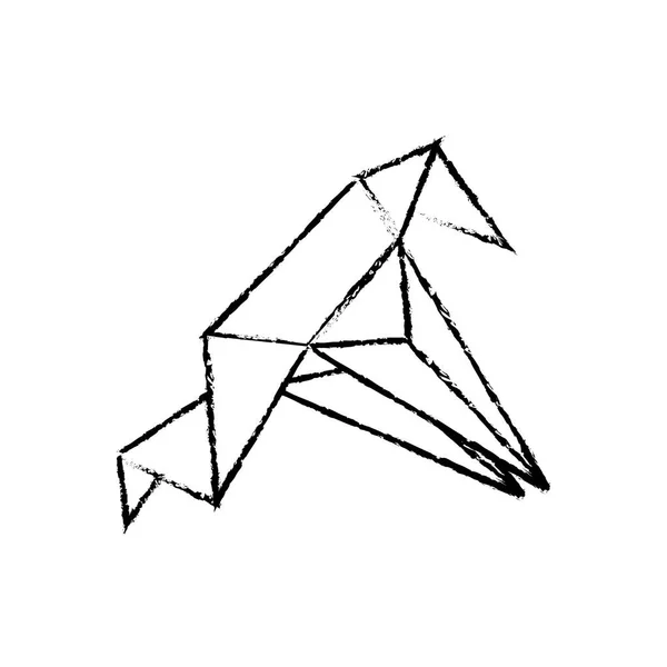 折り紙紙芸術 — ストックベクタ