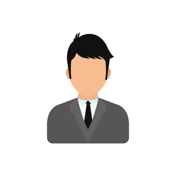 Businessman executive profile — Stock Vector