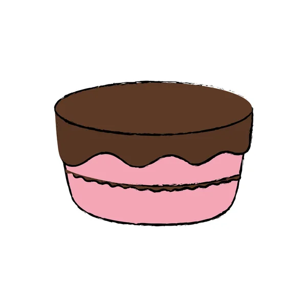 Смачні народження торт — стоковий вектор