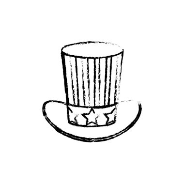 Amerika Birleşik Devletleri vatansever sembol simge vektör çizim grafik tasarım