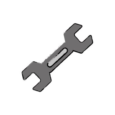 İnşaat araçları sembol simge vektör çizim grafik tasarım