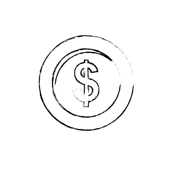 Mynt av pengar — Stock vektor