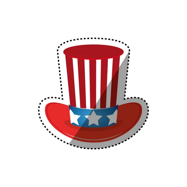 Estados Unidos Símbolo Patriótico Ícone Vetor Ilustração Gráfico Design —  Vetores de Stock