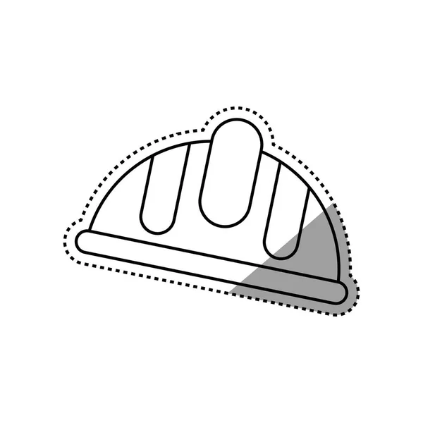 Símbolo del casco del trabajador — Archivo Imágenes Vectoriales