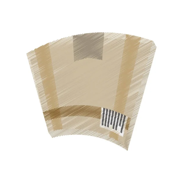 Cesta mimbre plana | Mimbre cesta vector los iconos aislados