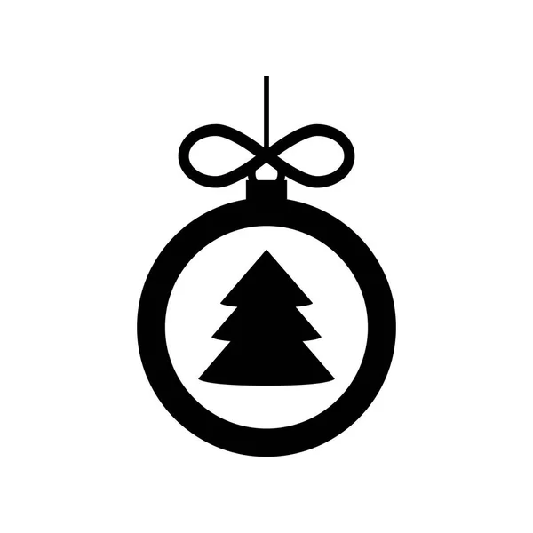 Christmas decorative symbol — Stock Vector
