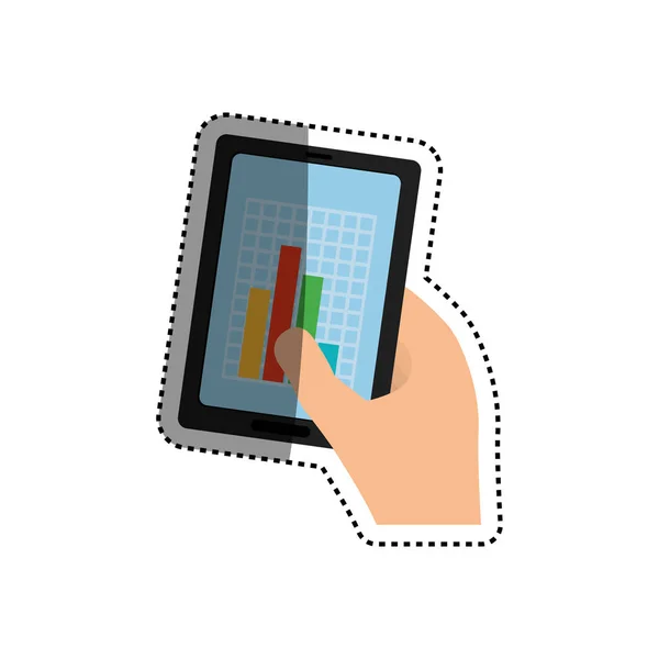 Statistik-Diagramm — Stockvektor