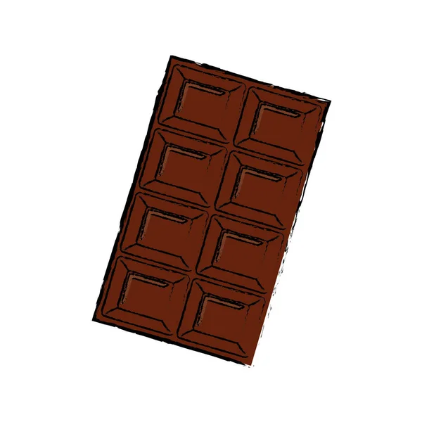 Смачний шоколад у плитці — стоковий вектор