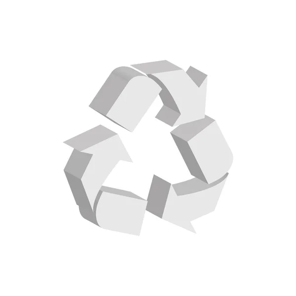 Ökologisches Symbol recyceln — Stockvektor