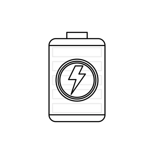 Electric battery symbol — Stock Vector