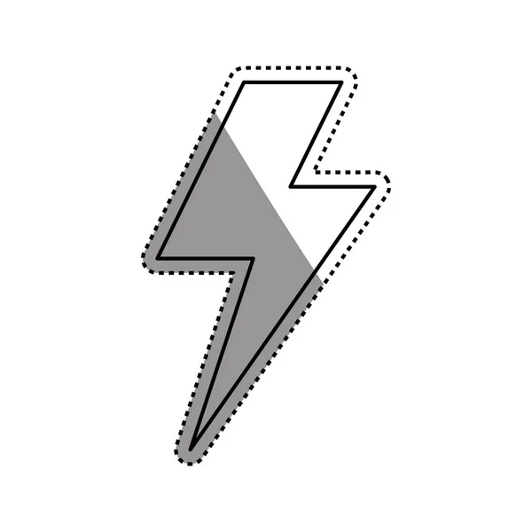 Ray símbolo de eletricidade — Vetor de Stock