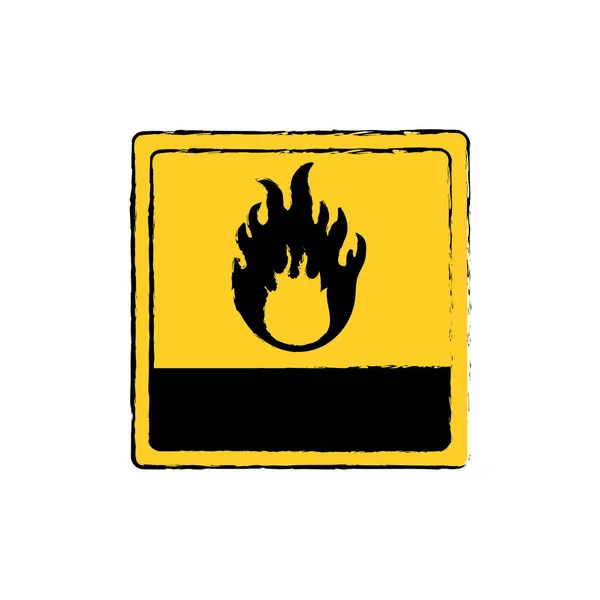 Signe de danger et d'avertissement — Image vectorielle