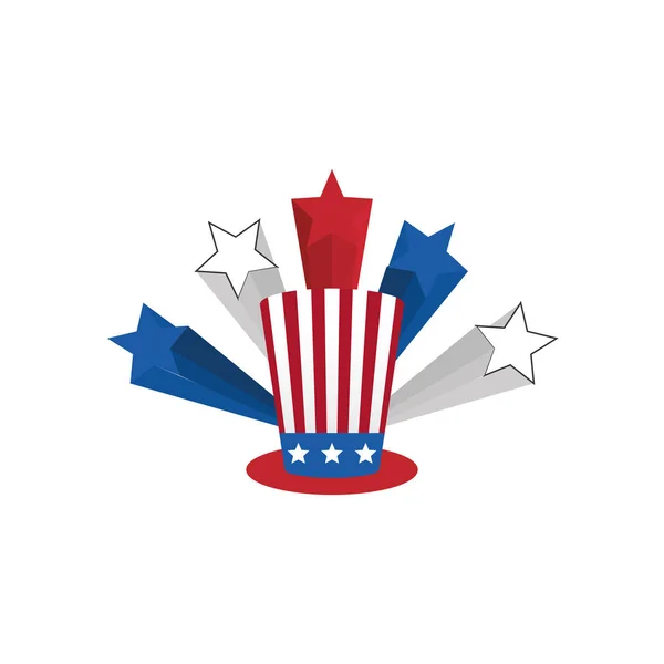 Stany Zjednoczone patriotyczny symbol — Wektor stockowy