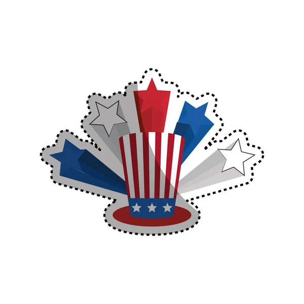 USA 's patriotiske symbol – Stock-vektor