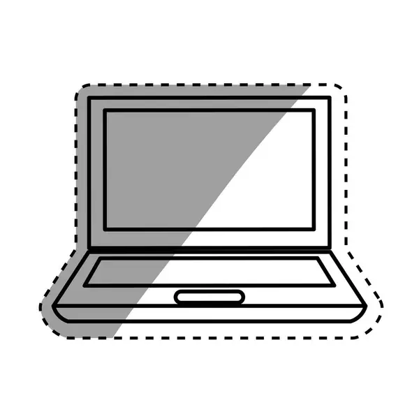 Laptop pc technológia — Stock Vector