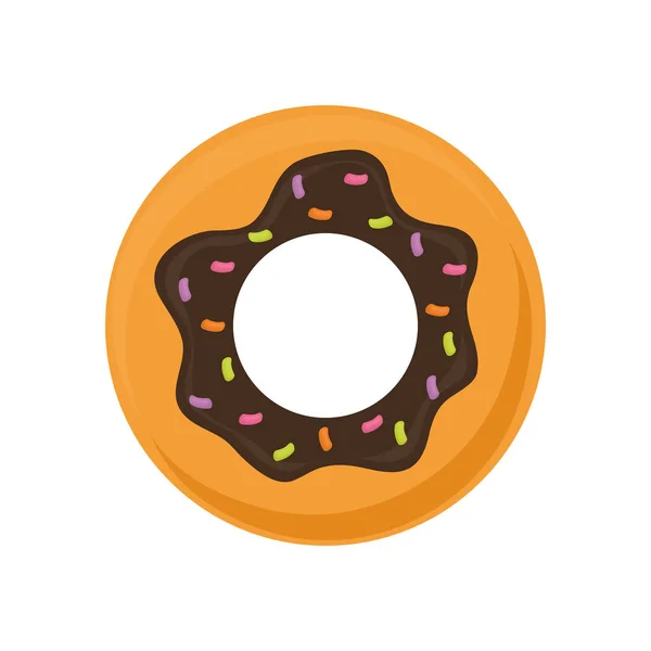 Leckeres Donut-Dessert — Stockvektor