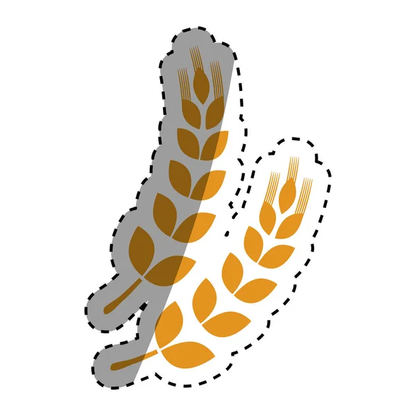 Пшеница натуральная — стоковый вектор
