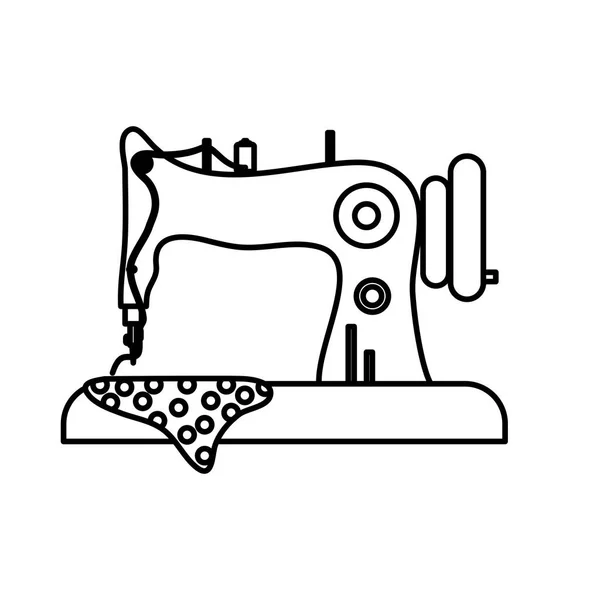 Máquina de coser aislada — Archivo Imágenes Vectoriales