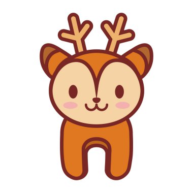 çizgi film geyik hayvan resim