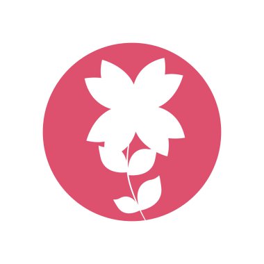 Güzellik çiçek doğal simgesi