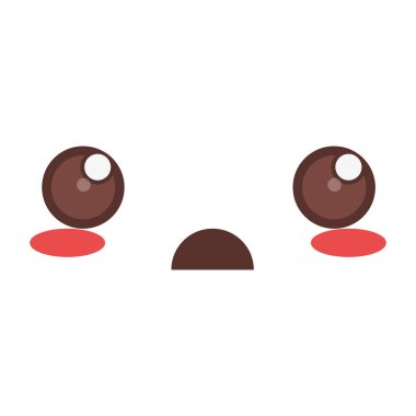 Kawaii sürpriz ifade simgesi