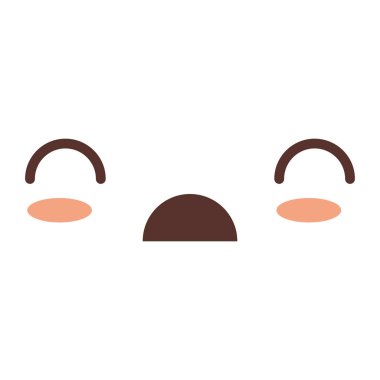 Kawaii yüz ifadesi simgesi