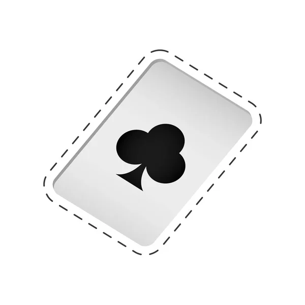 Magic card trick icon — Stock Vector