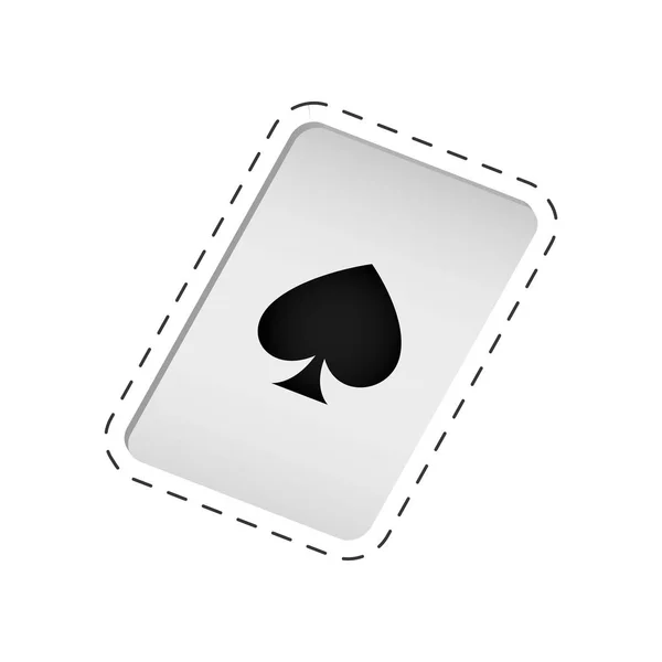 Magic card trick icon — Stock Vector