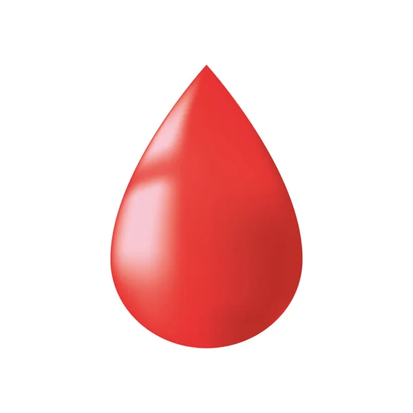 Ícone gota doação de sangue — Vetor de Stock