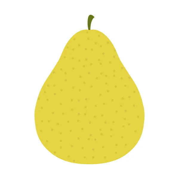 Pear söt frukt ikonen — Stock vektor