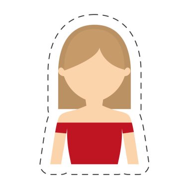 portre kadın kadın simgesi