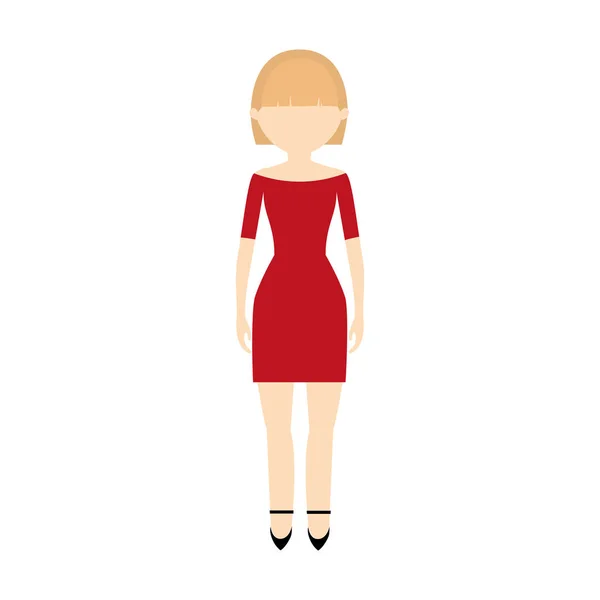 Mulher avatar design feminino — Vetor de Stock