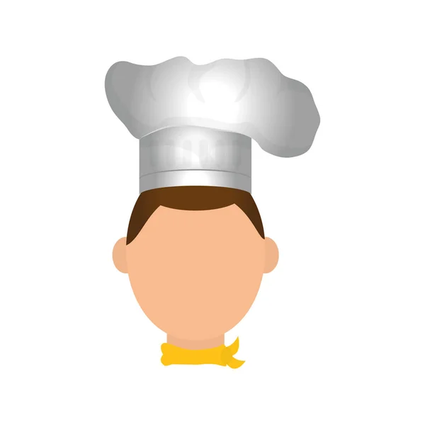 Chef personnage de bande dessinée — Image vectorielle