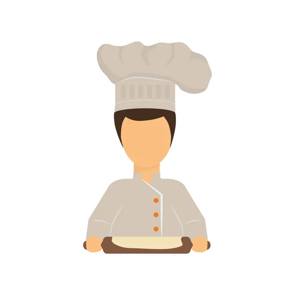 Personagem de desenhos animados Chef —  Vetores de Stock