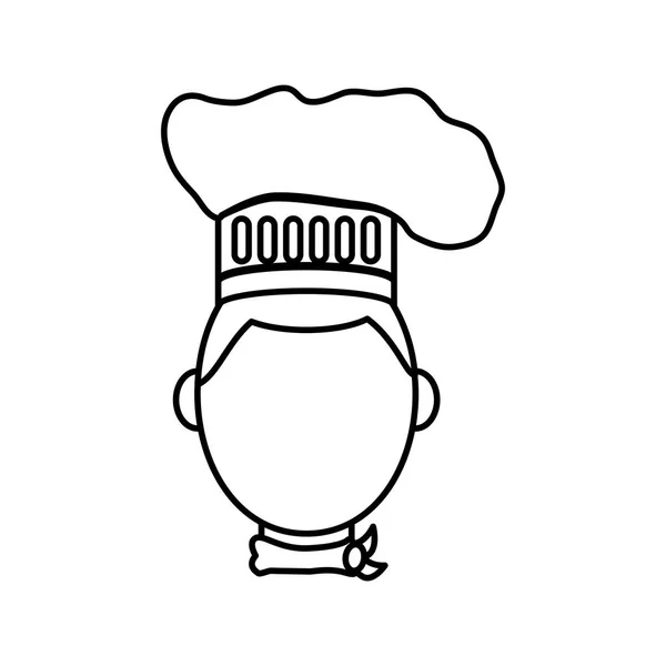 Personagem de desenhos animados Chef — Vetor de Stock