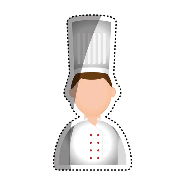 Szef kuchni postać z kreskówki — Wektor stockowy