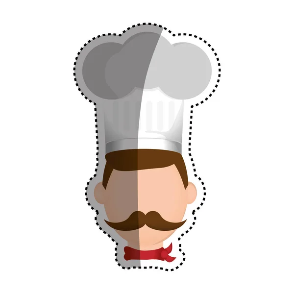 Chef Cartoon-Figur — Stockvektor