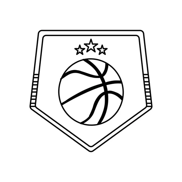 Basketball sport game — Stock Vector
