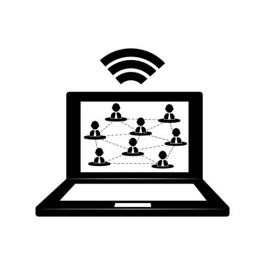 WiFi için bağlı dizüstü
