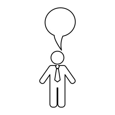 İşadamı executive piktogram