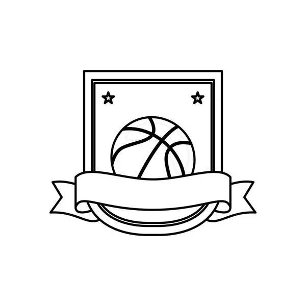 Basketball sport game — Stock Vector