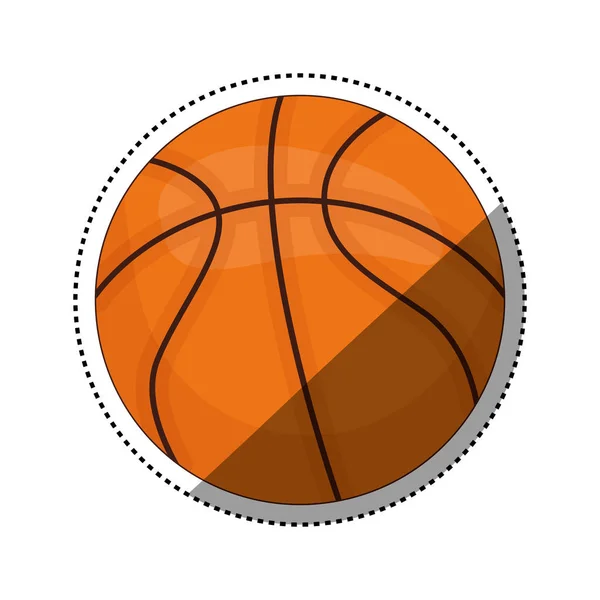 Idrotten basketmatch — Stock vektor