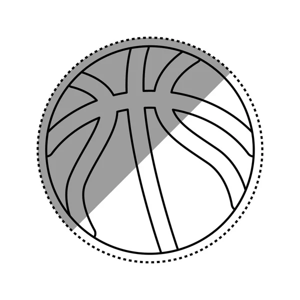Idrotten basketmatch — Stock vektor