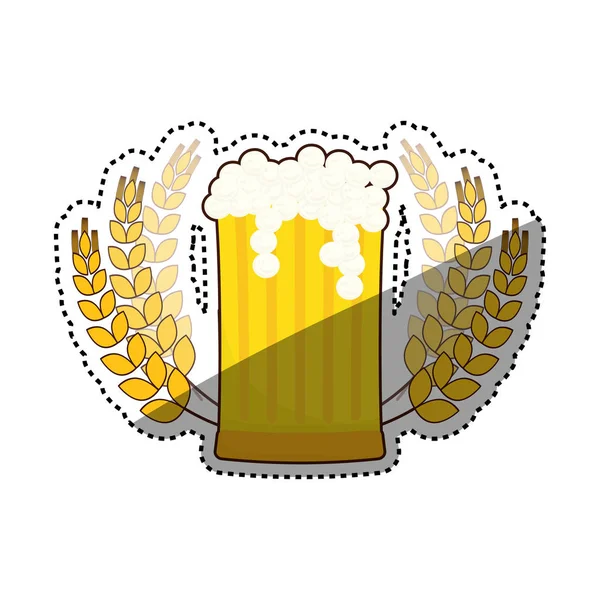 Cerveza y cervecería — Vector de stock