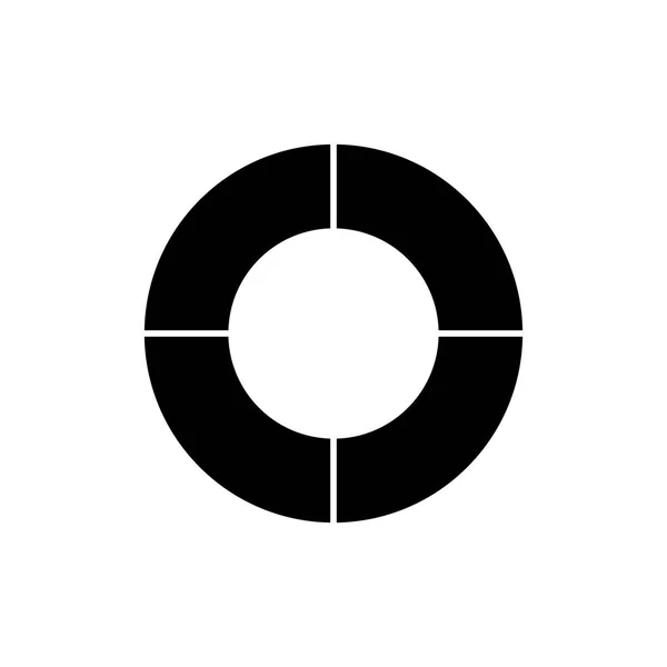 Ronde pictogram geïsoleerd — Stockvector